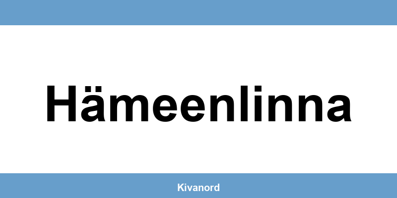 Contact PostNord noutopisteessä Hämeenlinna